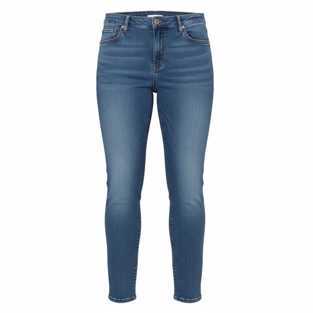 Women's Straight Leg Jeans - Blue